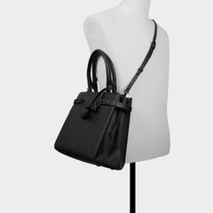 Manillaax Black/Black Women's Tote & Satchel bags -