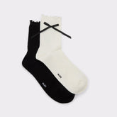 Cutiebow in Black White - Socks
