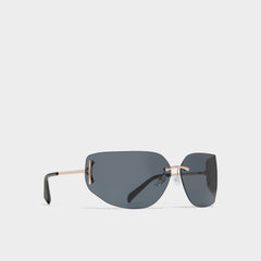 Pigowenx Gold Women's Square - Square sunglasses