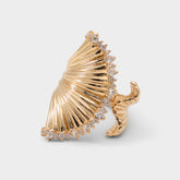 Fariarie in Gold Clear Multi - Ring