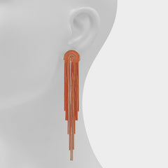 Dalloryn Orange Women's Earrings -