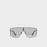 Priren Black/Gold Multi Women's Shield - Shield sunglasses