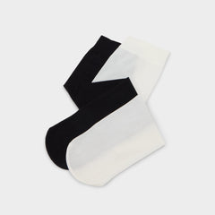 Sleekstep in Black White - Knee high socks