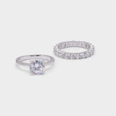 Roundsparkles in Silver Clear Multi - Ring