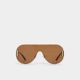 Agrocan Brown Women's Shield - Shield sunglasses