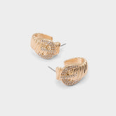 Cintura in Gold Clear Multi - Hoop earrings