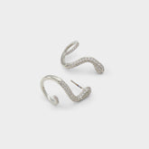 Popeye Silver/Clear Multi Women's Earrings - Earrings
