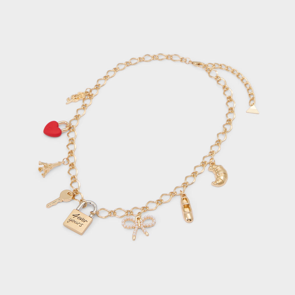 Ponddamours Red Women's Necklaces - Charm necklace