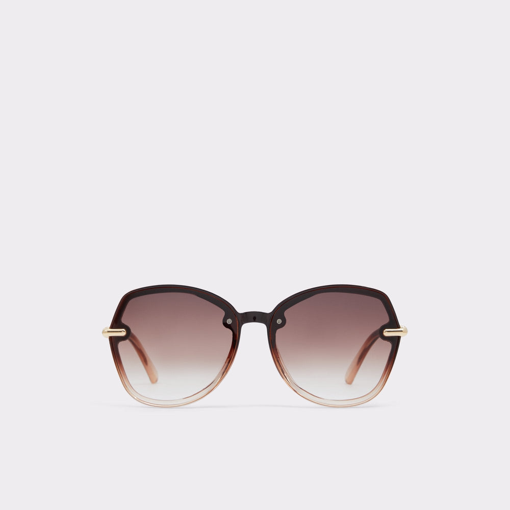 Cortegaca Brown Women's Round - Square sunglasses