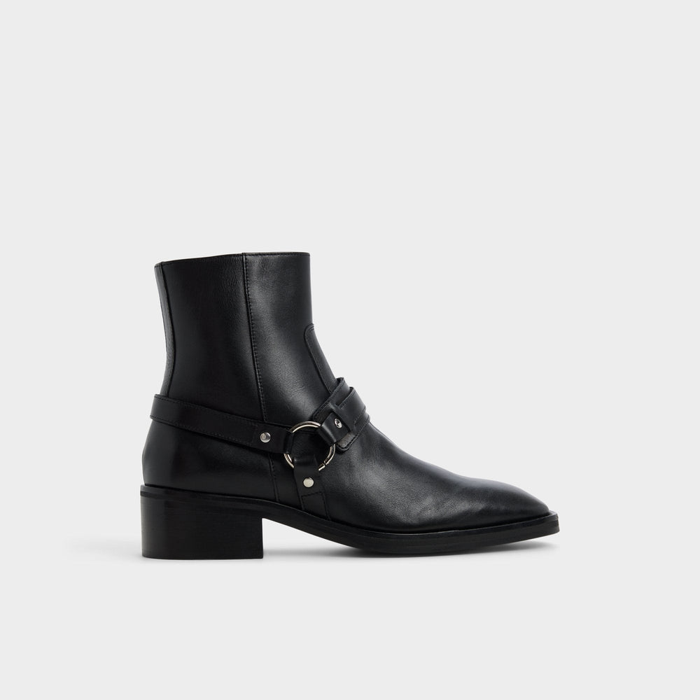 Marcos in Black - Ankle boot, Block heel