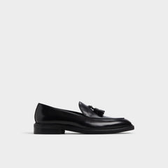 Portos Black Men's Dress Shoes - Loafer