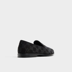 Casino Other Black Synthetic Textured Men's Dress Shoes - Loafer