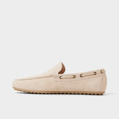 Horton in In Cream - Driving shoe