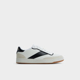 Ashwin in White - Low top sneaker, Cup sole