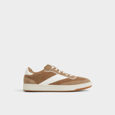 Ashwin in Taupe - Low top sneaker, Cup sole