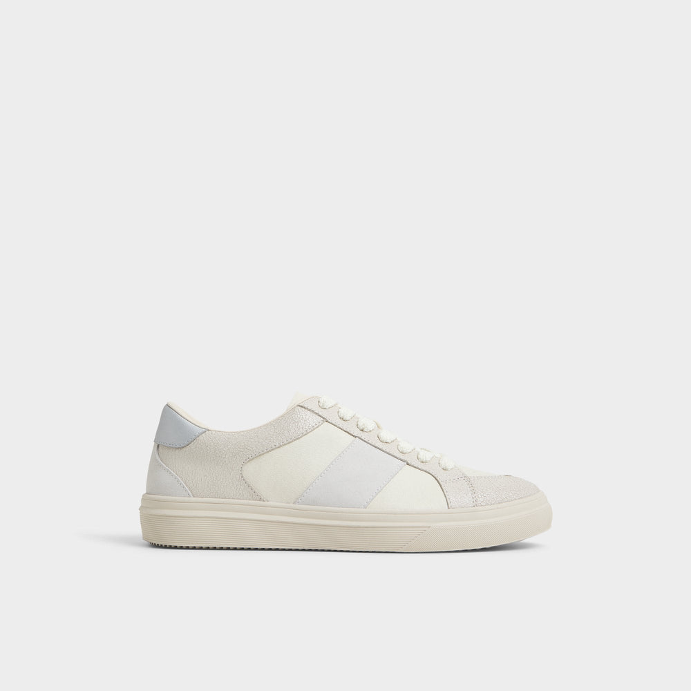 Braxton in White - Low top sneaker, Cup sole