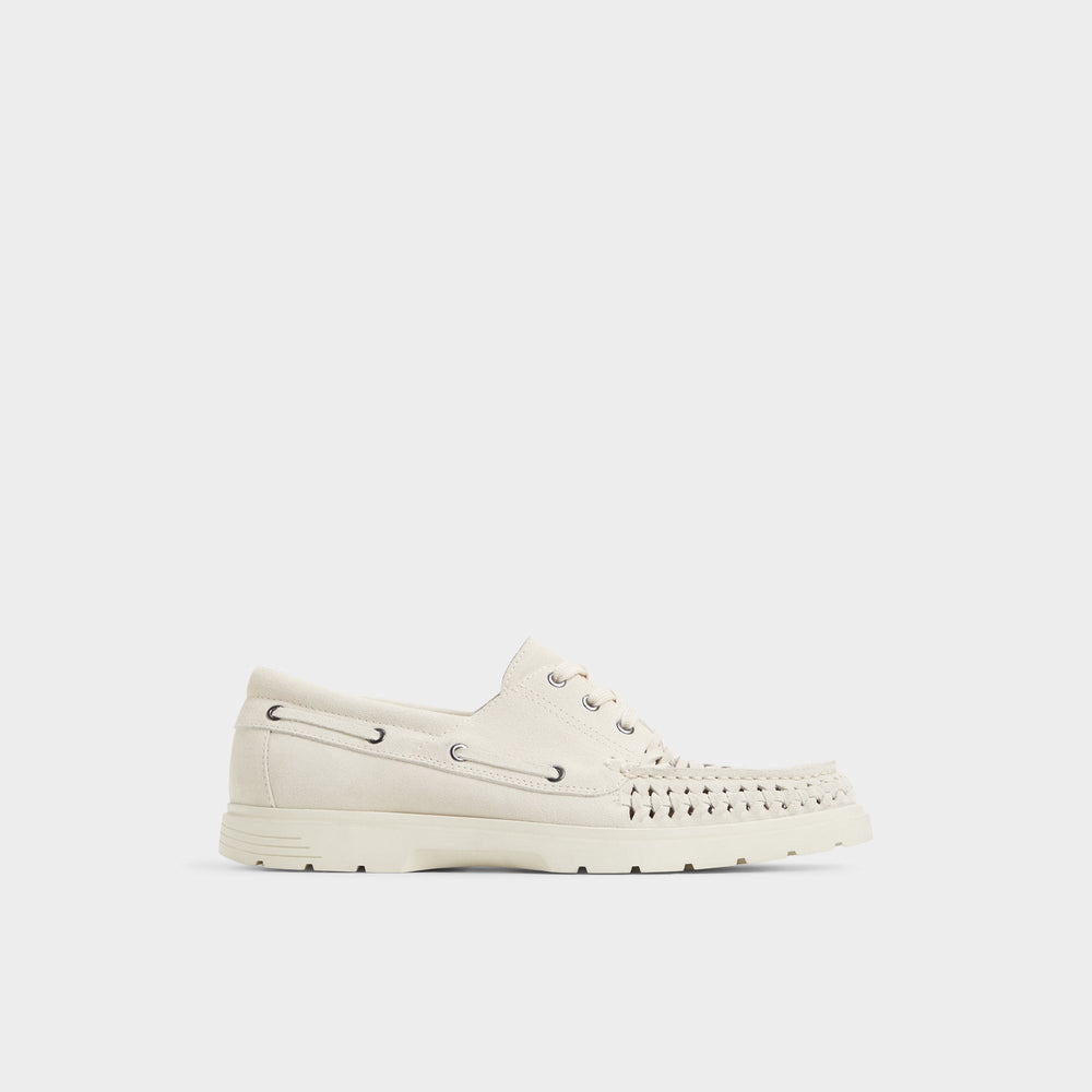 Mikal Ivory Men's Casual Shoes - Boat shoe