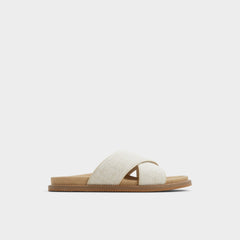 Marrin Open Beige Men's Slides - Slide sandal