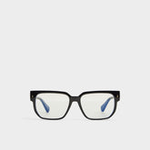Nightfall Black Men's Rectangle - Non-prescription reading glasses