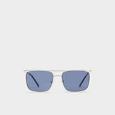 Seveathien Gold Men's Aviator - Rectangle sunglasses
