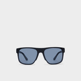 Tervetes Black Men's Shield - Rectangle sunglasses