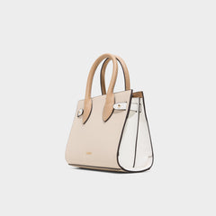 Auraliee in Bone - Satchel bag