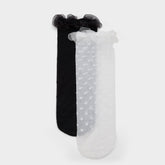 Polkafrill in Black White - Socks