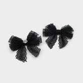 Laboucle Black Women's Shoe Charms & Laces - Shoe accessory