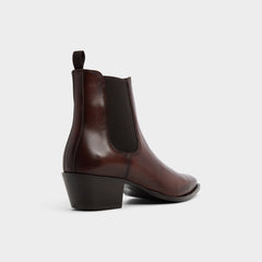 Jako in Brown - Chelsea boot, Block heel