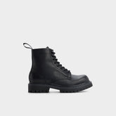 Doublezero in Other Black - Combat boot, Lug sole