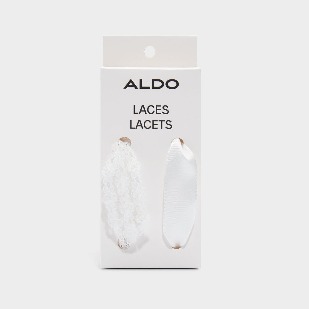 Laceitup White Women's Shoe Charms & Laces - Shoelaces