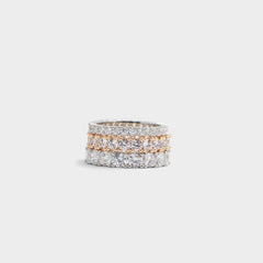 Uniawen Metallic Multi Women's Rings - Stackable rings