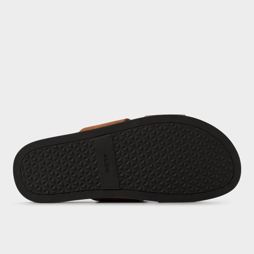 Marcelo in Cognac - Slide sandal