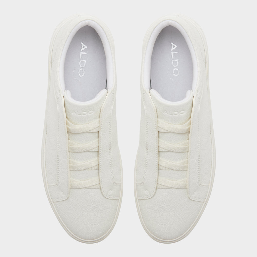 Carlson in White - Slip-on sneaker, Cup sole