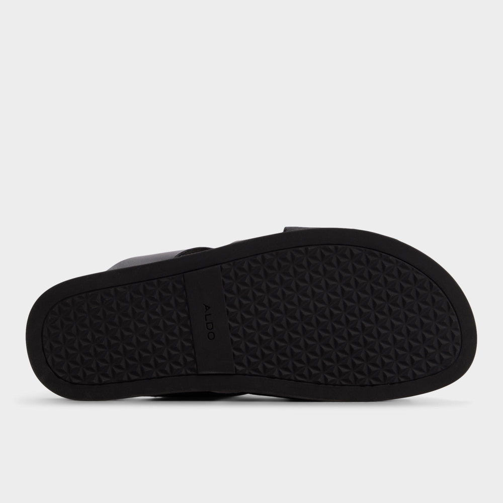 Florian in Black - Slide sandal