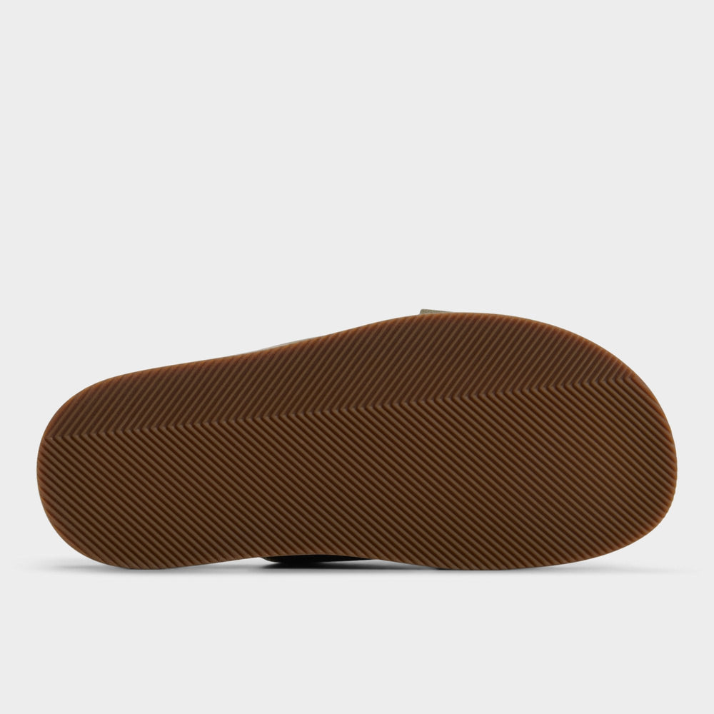 Marrin in Olive - Slide sandal