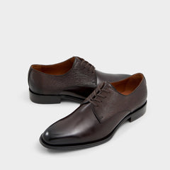 Halbart Dark Brown Men's Oxfords & Lace-ups - Oxford shoe