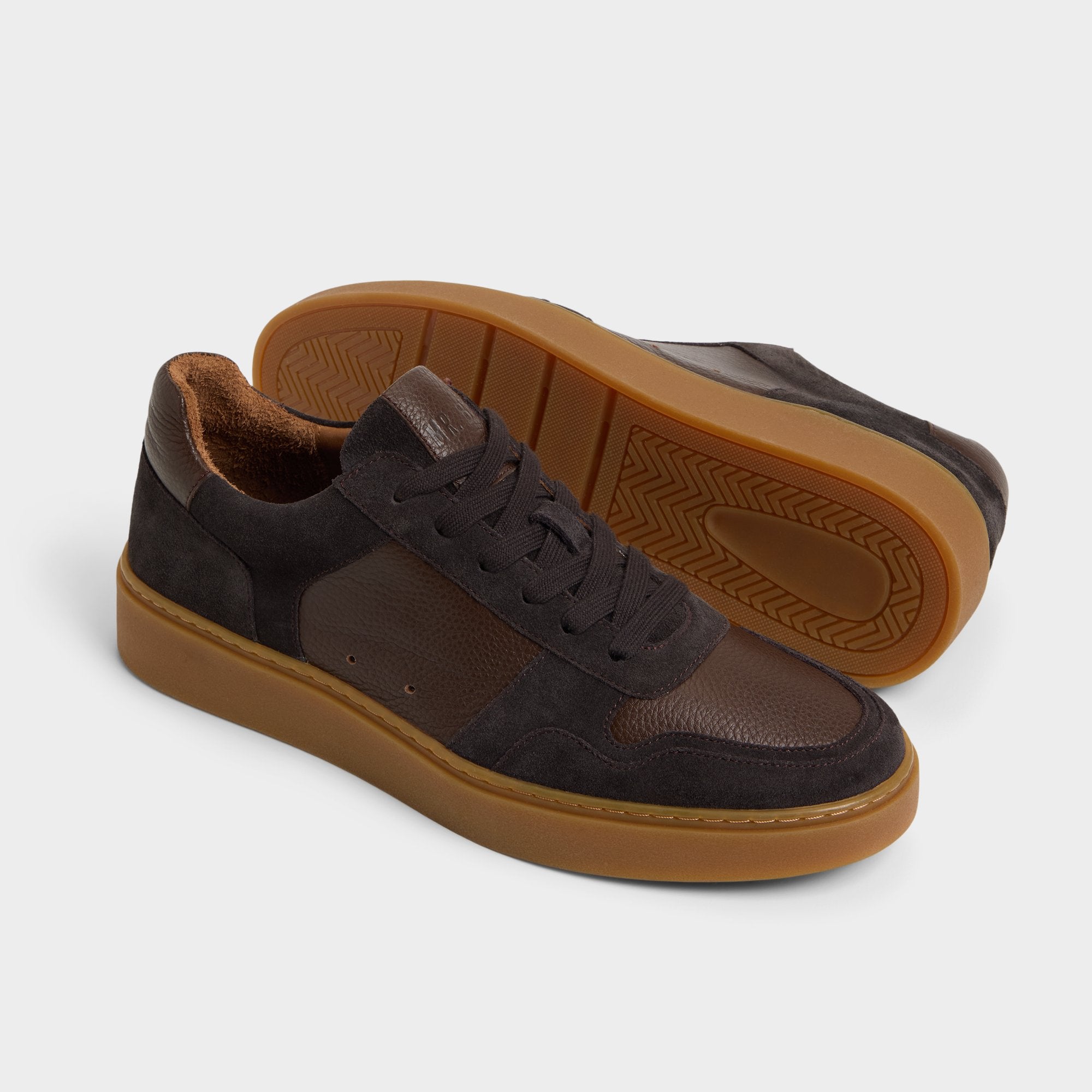 Montie Dark Brown Men's Low top - Low top sneaker, Cup sole