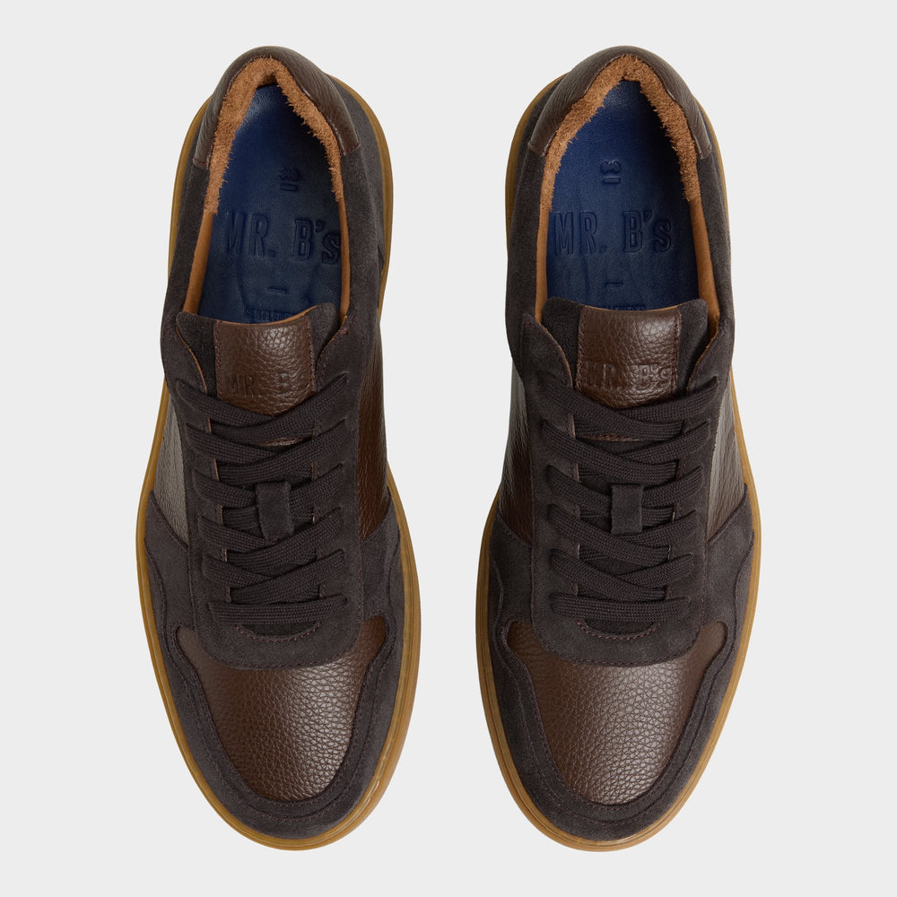 Montie Dark Brown Men's Low top - Low top sneaker, Cup sole