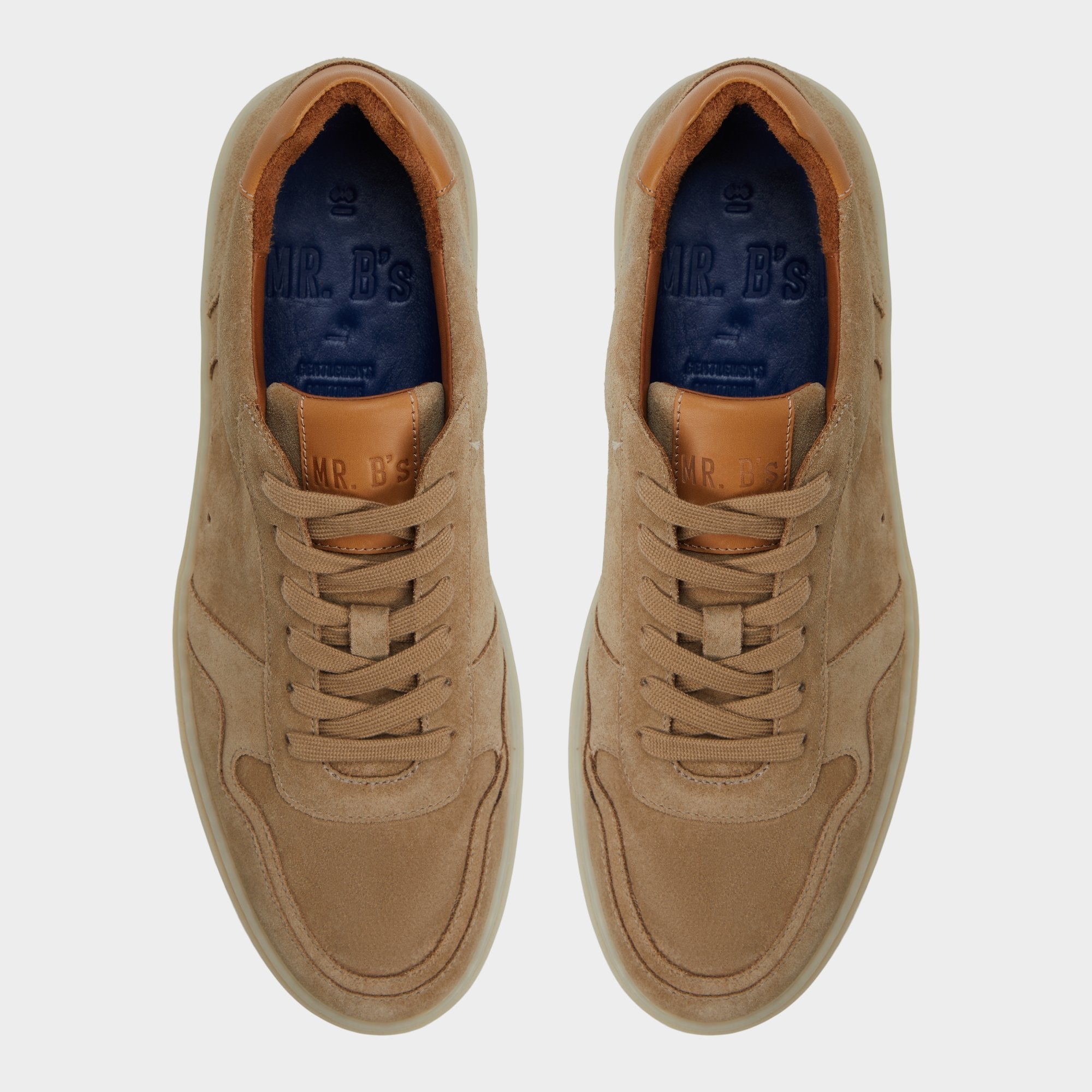 Montie in Cognac - Low top sneaker, Cup sole