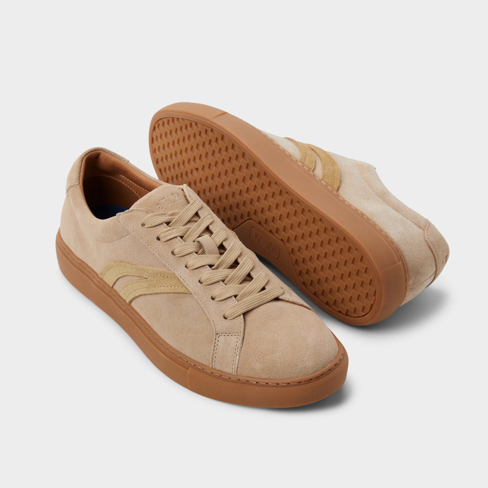 Leroy in Sand - Low top sneaker, Cup sole