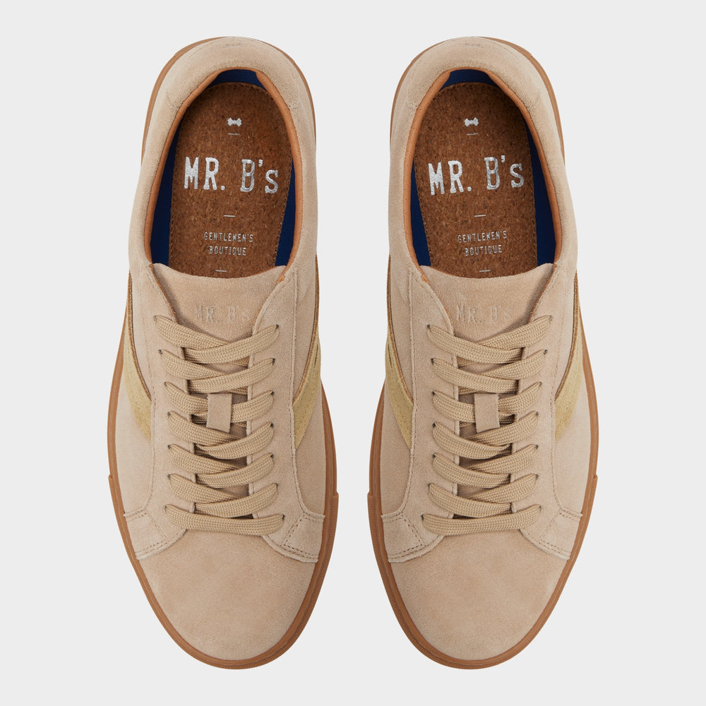 Leroy in Sand - Low top sneaker, Cup sole