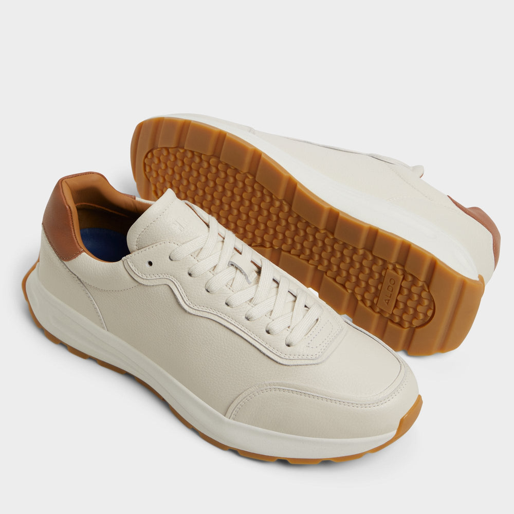 Alessio Ivory Men's Athletic sneakers - Jogger sneaker