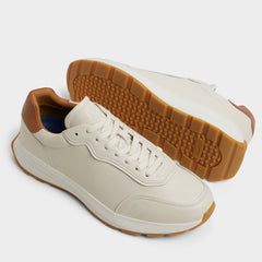 Alessio Ivory Men's Athletic sneakers - Jogger sneaker