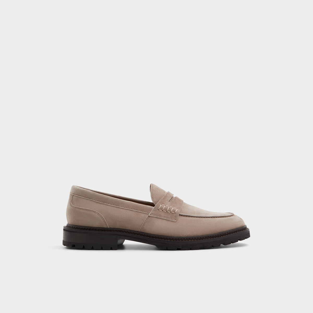 Aleris Brown Men's Dress Shoes - Loafer, Lug sole