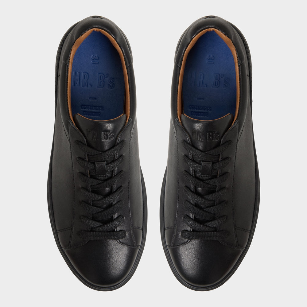Seeger in Other Black - Low top sneaker, Cup sole