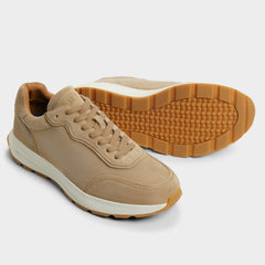Alessio Taupe Men's Athletic sneakers - Jogger sneaker