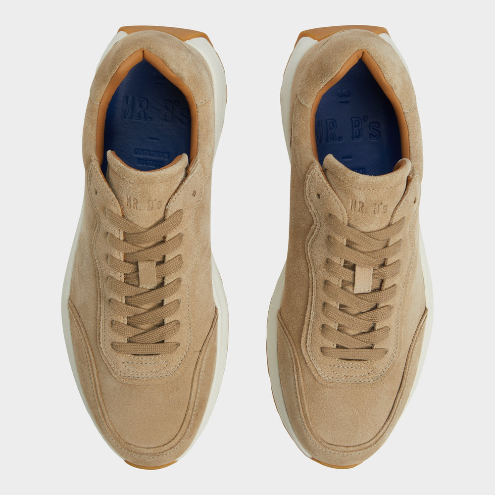 Alessio Taupe Men's Athletic sneakers - Jogger sneaker