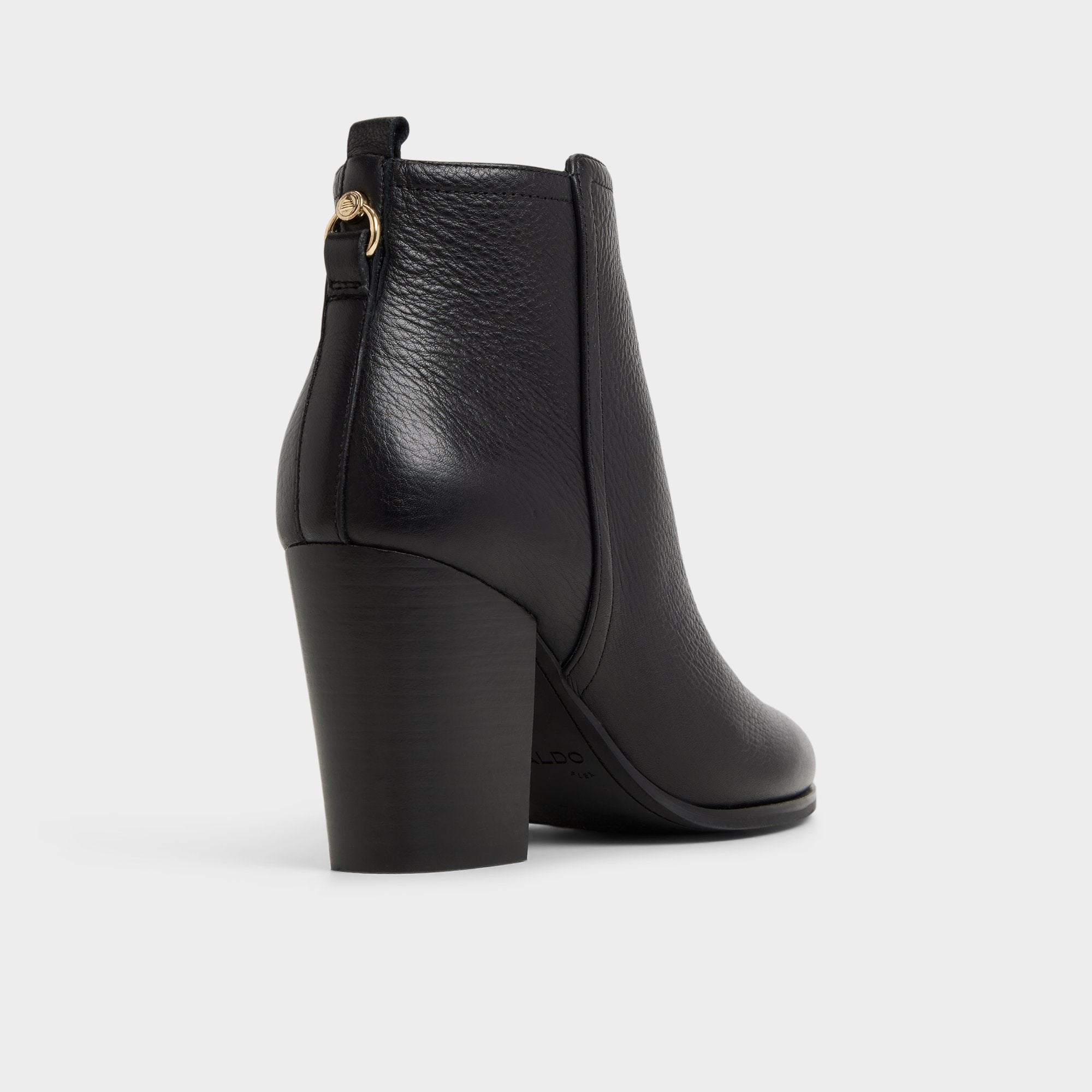 Noemia in Black - Ankle boot, Block heel
