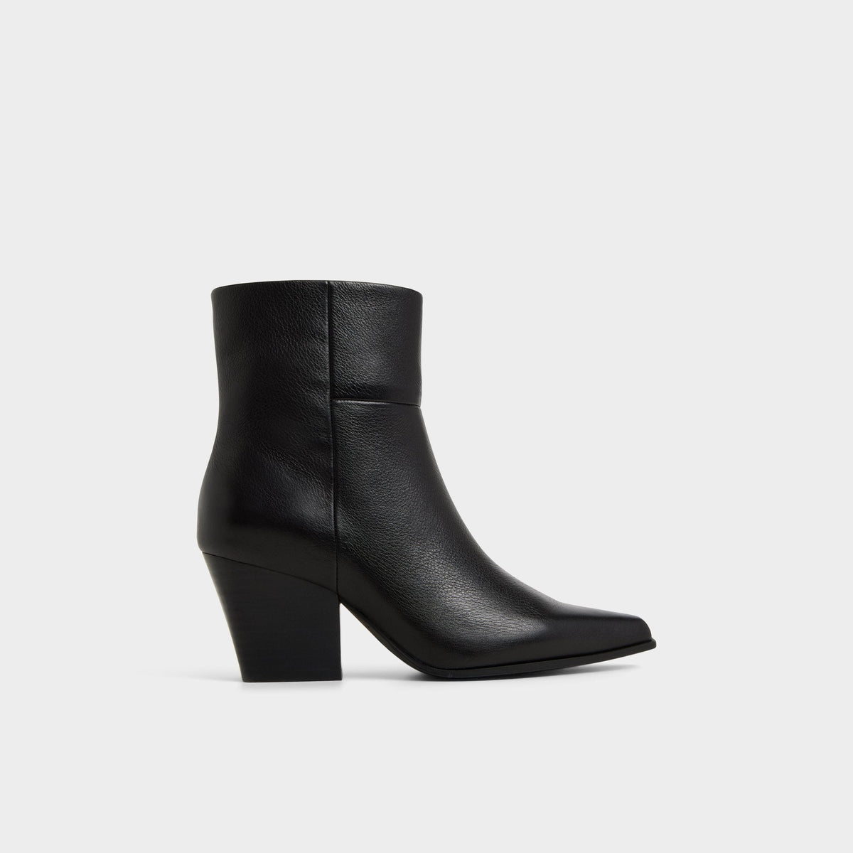 Shanah in Black - Ankle boot, Block heel